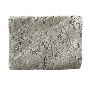 West Elm Table Runner 14x90 Gray Metallic Textured 8033921